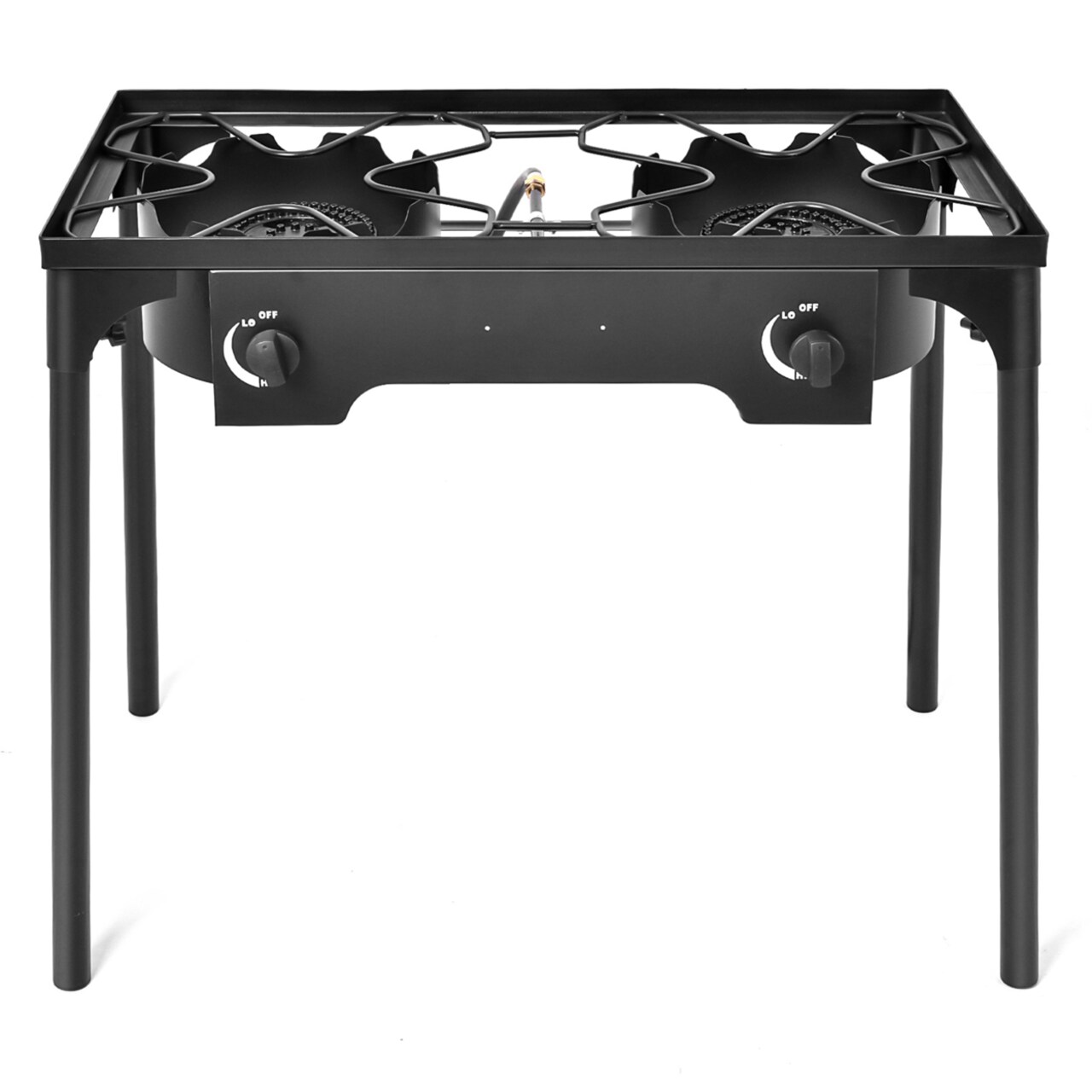 Outdoor 2-Burner Stove High Pressure Propane Gas Camp Stove 150,000 Btu
